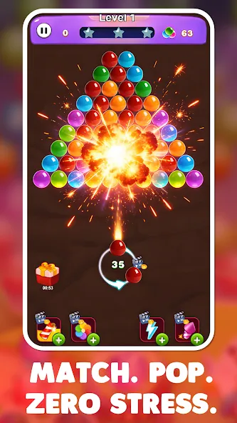 Bubble Safari bubble shooting puzzle game banner