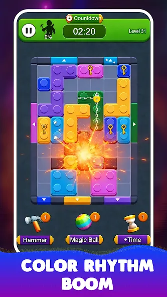Chroma Jam color mixing puzzle game banner