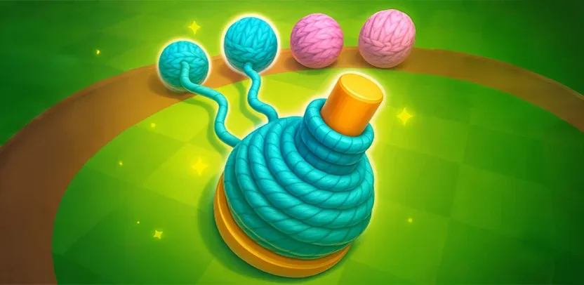 Puzzle Yarn Fun thread untangling puzzle game banner